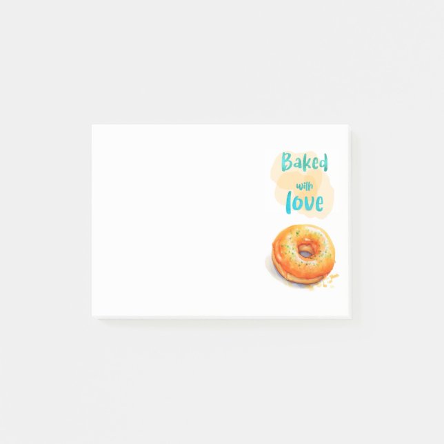 Sweet cake design  post-it notes (Front)