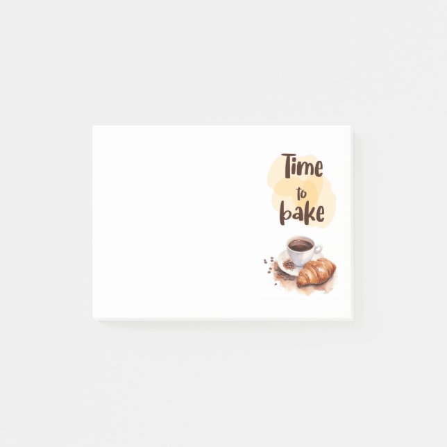 Sweet cake design  post-it notes (Front)