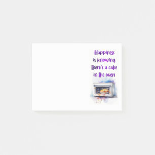 Sweet cake design post-it notes
