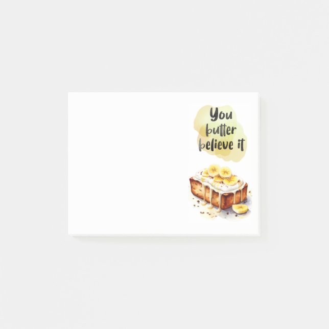 Sweet cake design  post-it notes (Front)