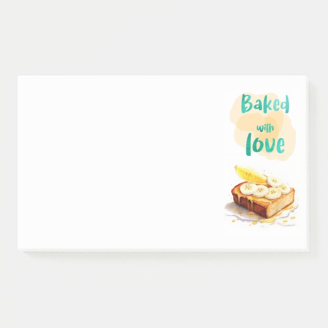 Sweet cake design  post-it notes (Front)