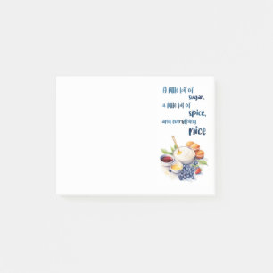 Sweet cake design post-it notes