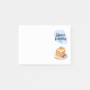 Sweet cake design post-it notes