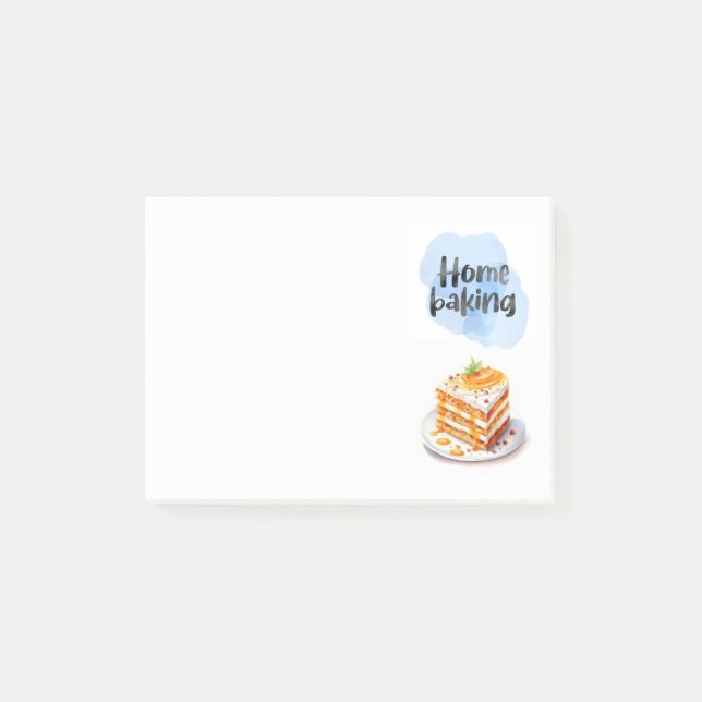 Sweet cake design  post-it notes (Front)