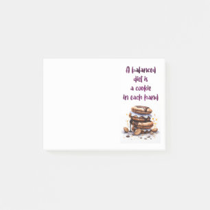 Sweet cake design post-it notes