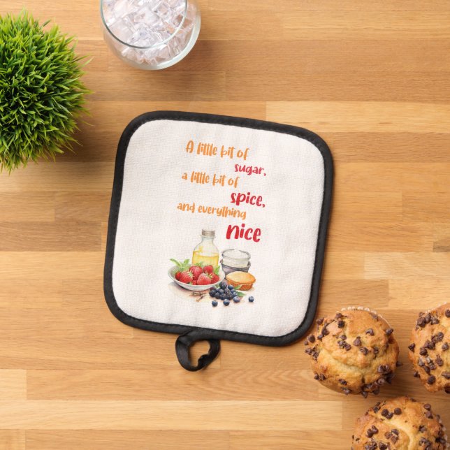 Sweet cake design  pot holder (Top Down)