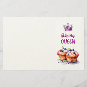 Sweet cake design stationery