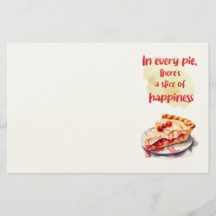 Sweet cake design stationery
