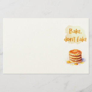 Sweet cake design stationery