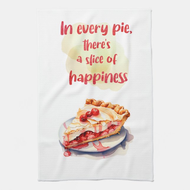 Sweet cake design tea towel (Vertical)
