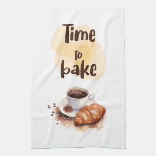 Sweet cake design tea towel