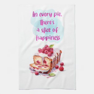 Sweet cake design tea towel