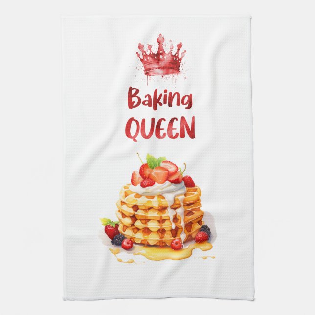 Sweet cake design tea towel (Vertical)