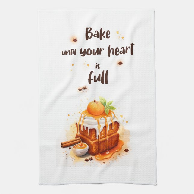 Sweet cake design tea towel (Vertical)