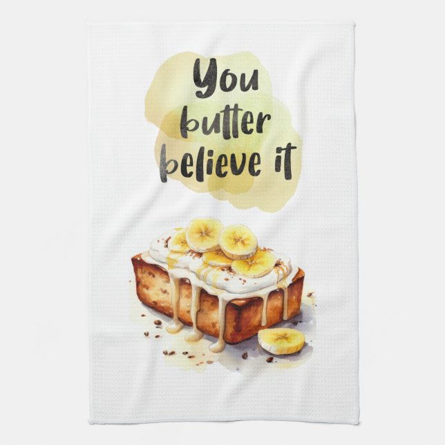 Sweet cake design tea towel (Vertical)