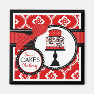 Sweet Cake Magnet Red C2