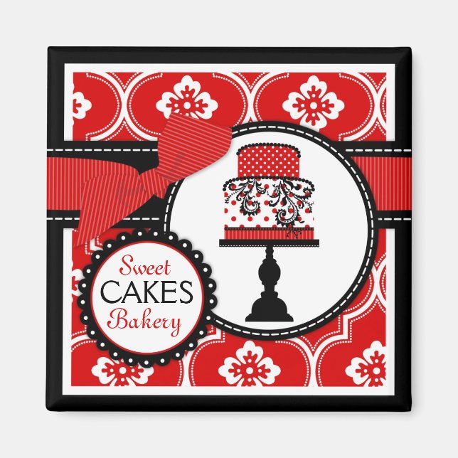 Sweet Cake Magnet Red C2 (Front)
