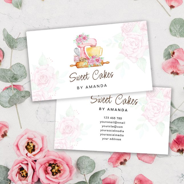 Sweet Cakes Bakery  Business Card (Creator Uploaded)