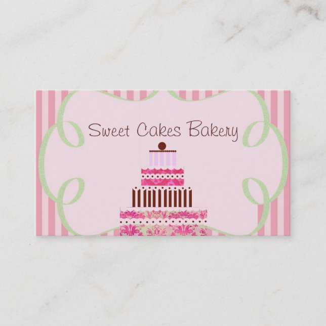 Sweet Cakes Business Card (Front)