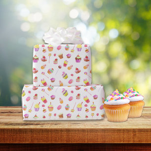 Sweet Cakes Delicious Treats Wrapping Paper