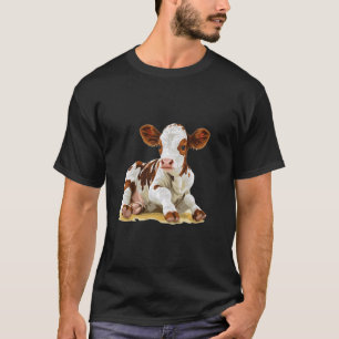 Sweet calf for those who love baby cows and farm a T-Shirt