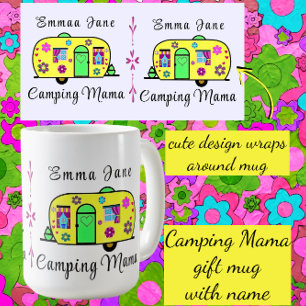 Sweet Camping Travel Trailer Camping Mama Coffee Mug