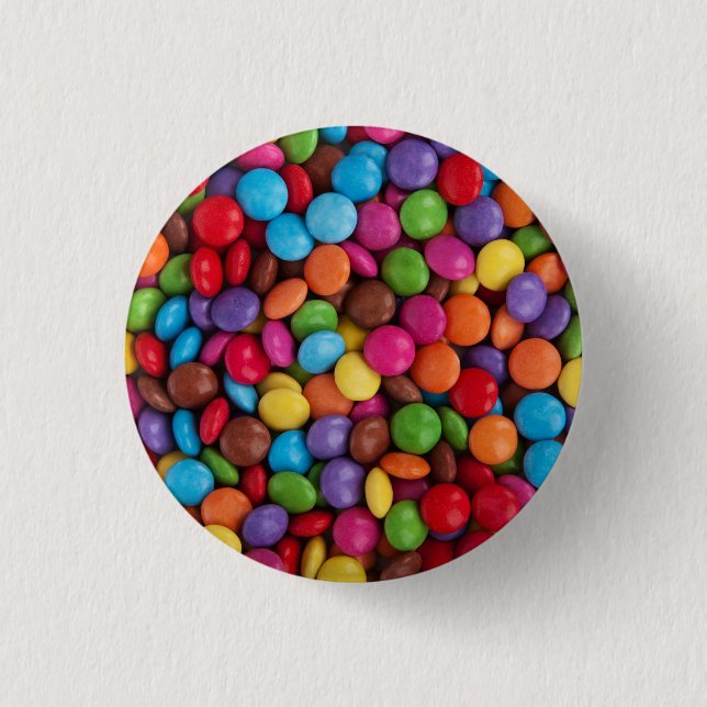 Sweet candies 3 cm round badge (Front)