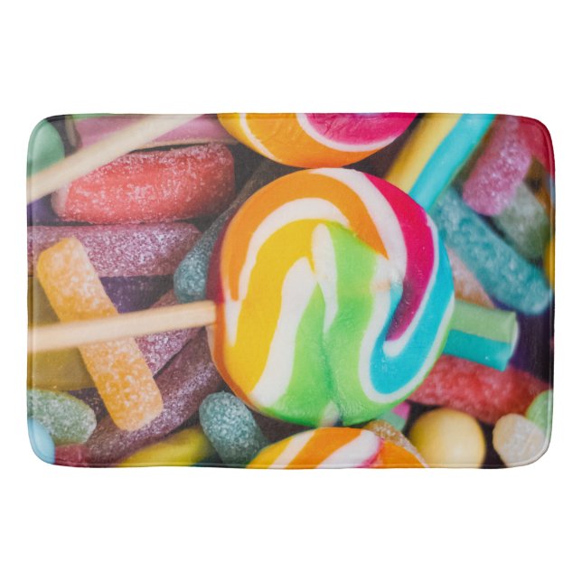 sweet candies bath mat (Front)