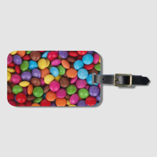 Sweet candies luggage tag