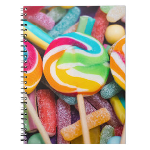 sweet candies notebook