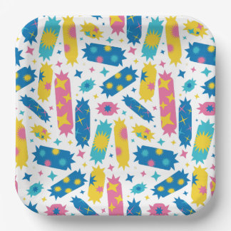 Sweet candies. paper plate