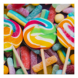 sweet candies poster