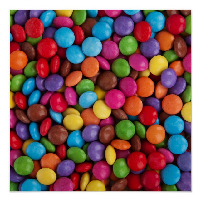 Sweet candies poster (Front)