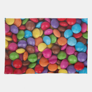 Sweet candies tea towel