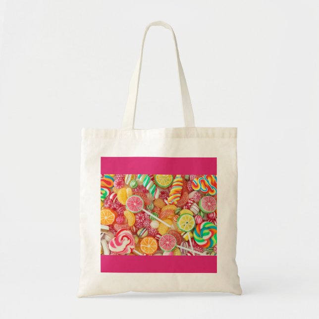 Sweet Candy Budget Tote Bag (Front)