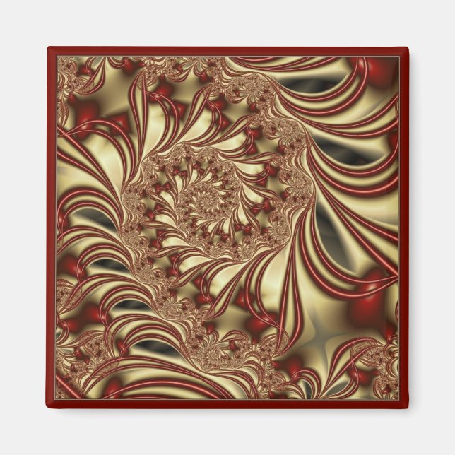 Sweet Candy Cane Christmas Magnet (Front)