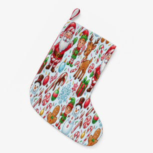Sweet Candy Christmas Treats Gingerbread Man Small Christmas Stocking