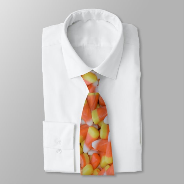 Sweet Candy Corn Tie (Tied)
