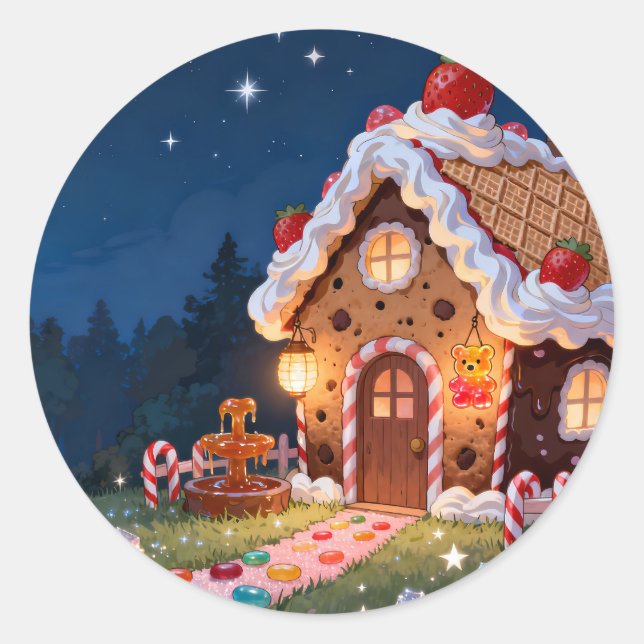 Sweet Candy Cottage Sticker Sheet (Front)