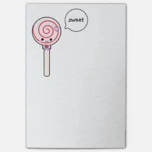 Sweet Candy Lollipop Post-it Notes