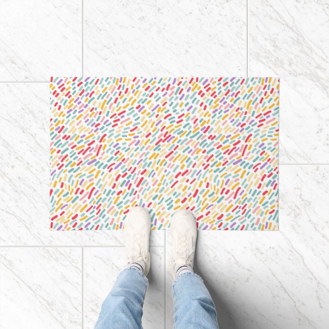 Sweet Candy Sprinkle Pattern Doormat (Indoor)
