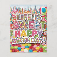 Sweet Candyland Birthday Design – Fun & Colorful