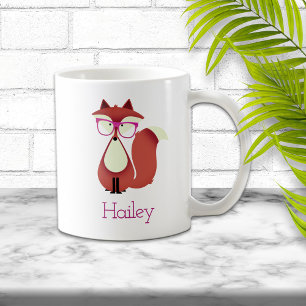 Sweet Cartoon Red Fox Mug