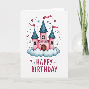 Sweet Castle Birthday Card