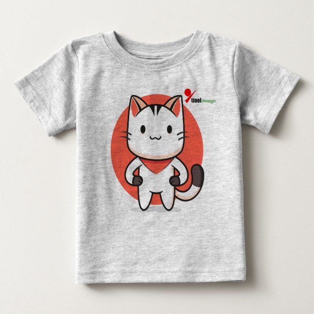 Sweet Cat Baby T-Shirt – Adorable Kitten Design fo (Front)