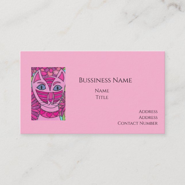 Sweet Cat Business Card (Front)