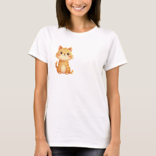 Sweet Cat with Big Eyes – Cute & Cosy T-Shirt Desi