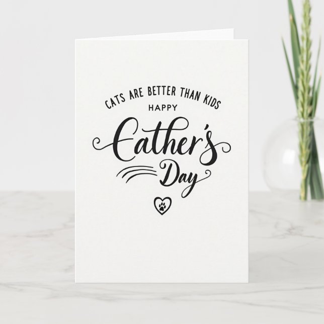 Sweet Cathers Day Graphic Card (Front)