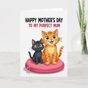 Sweet Cats Mothers Day Card