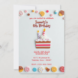 Sweet Celebration Birthday Invitation
